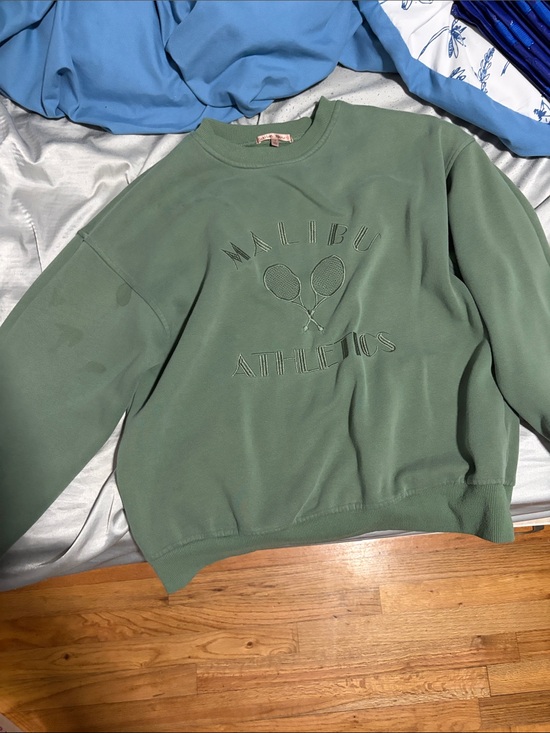 Dry Goods Tops - Women’s Dry Goods Sage Green Crewneck Sweatshirt